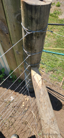 Hot wire fence