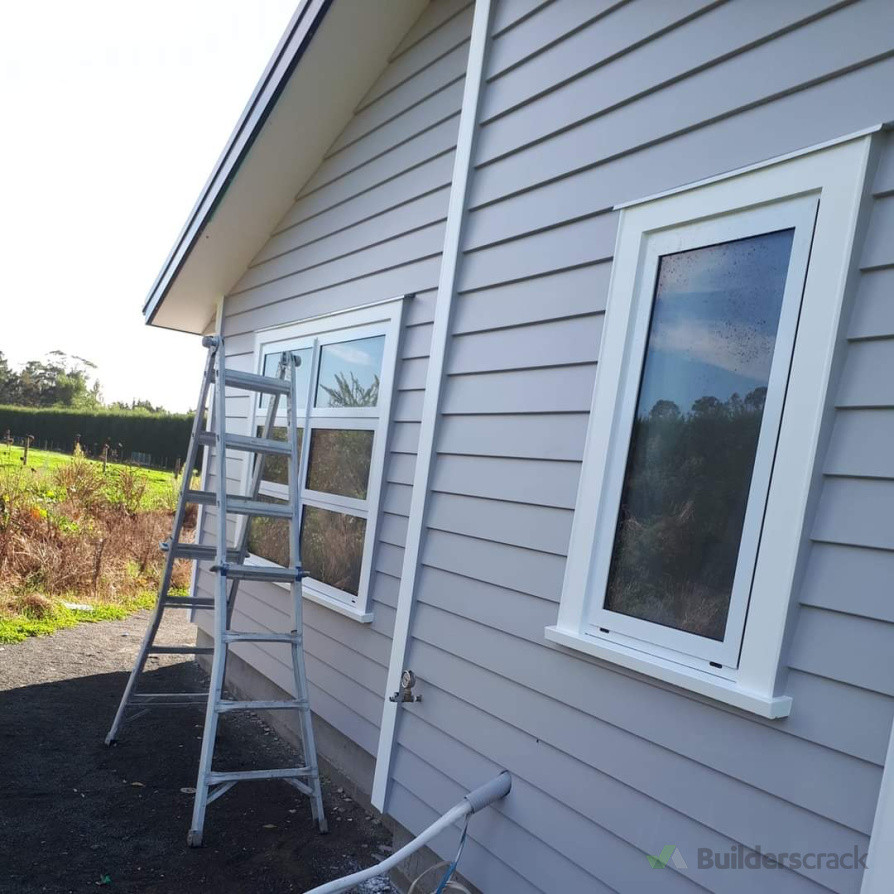 New build exterior paint job