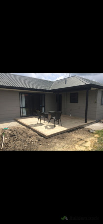 Pine Deck on existing house