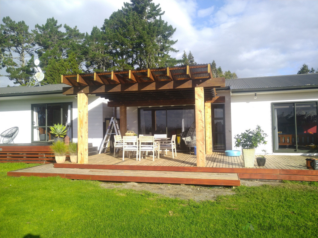 Deck and pergola