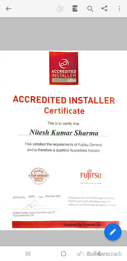 Accredited Installer