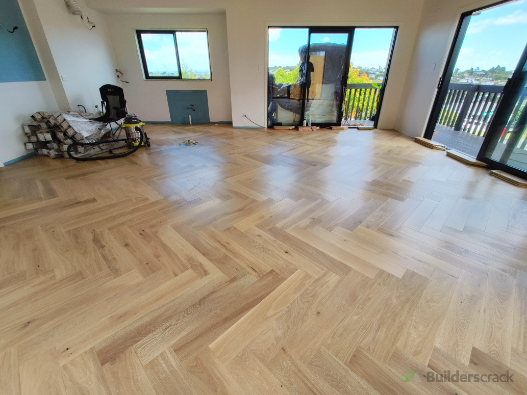 European Herringbone Wooden Flooring in Hillcrest Project