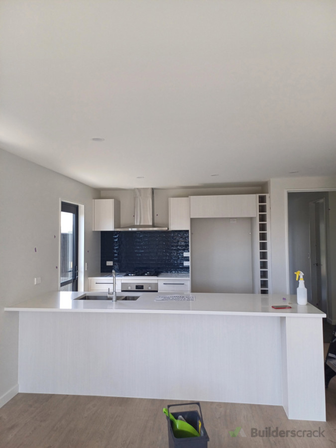 Kitchen installation at our new build in linwood