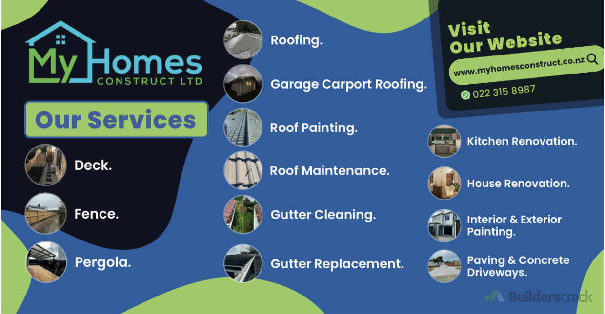 My Homes construct services list