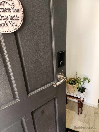 Able to install security door lock