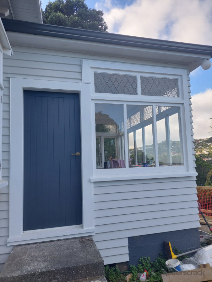Final result of a full exterior painting makeover