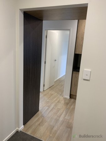 Looking back to kitchen & hallway from new office