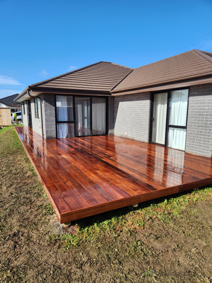 Kwila deck Builderscrack