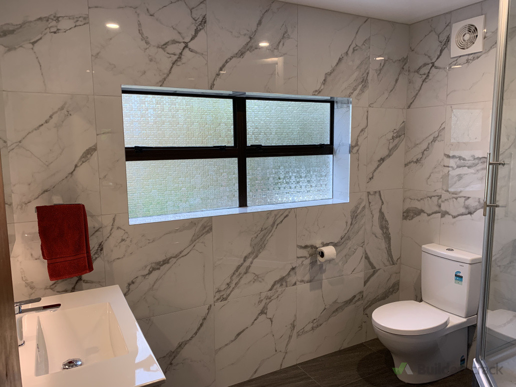 Completed bathroom