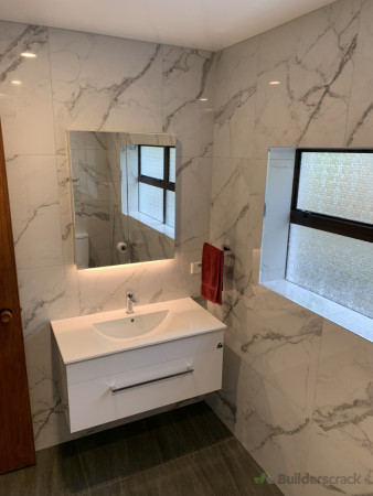 Completed bathroom