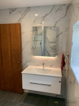 Completed bathroom