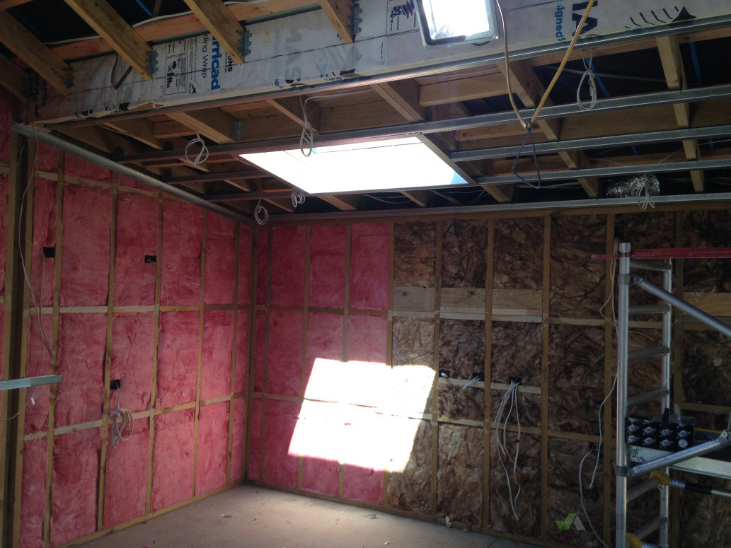 Insulation of kitchen extension and skylight install