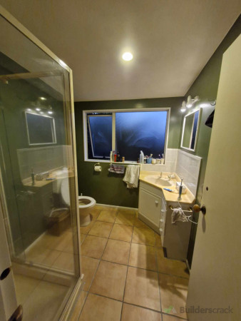 Original bathroom tiled