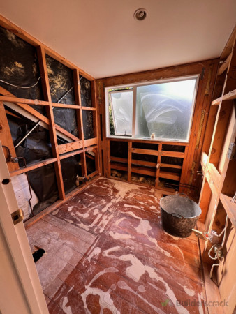 Fully gutted ready for lining