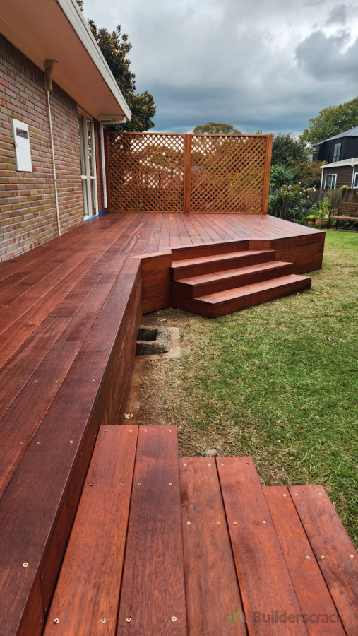 Kwila Deck with Trellis
