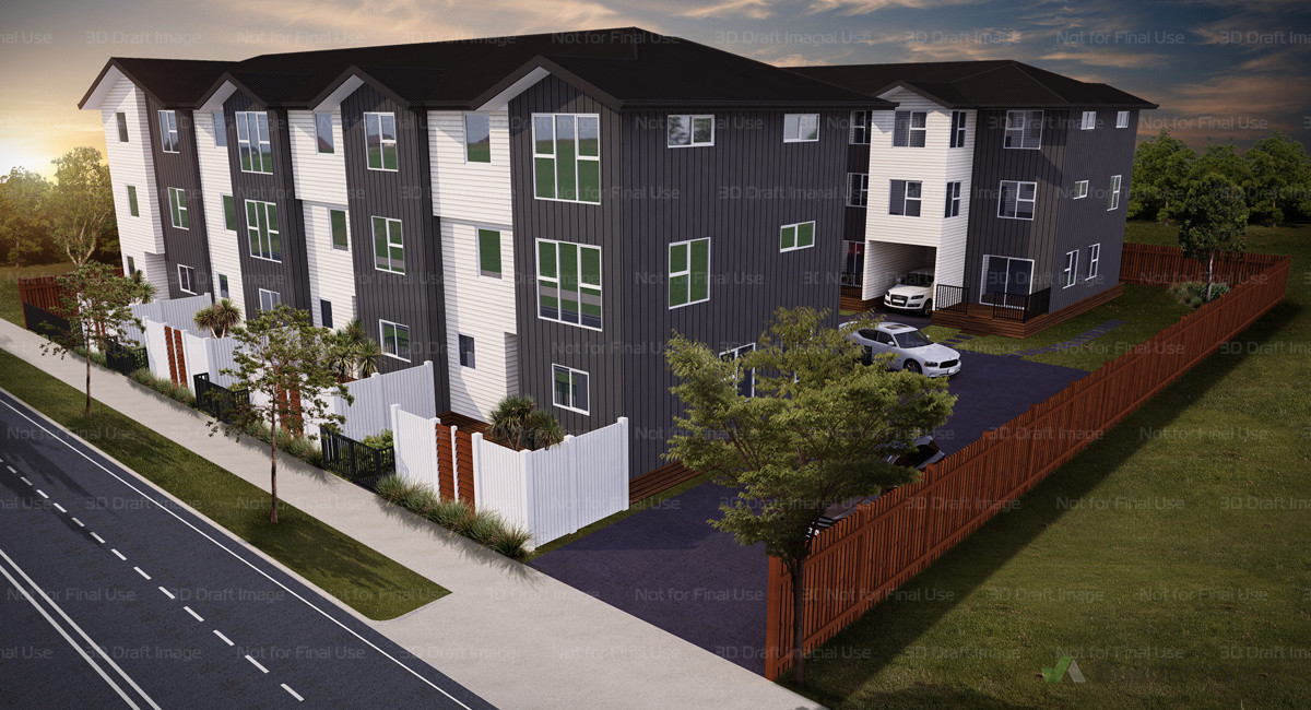 8 x 3 Storey Apartment