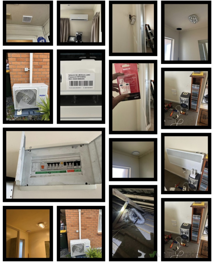 Heat Pump Installation & switch board