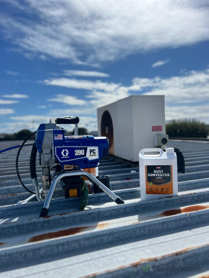 Roof maintenance and inspection. -Rust Conversion  -Paint -Flashing and Fastener replacement  -Penetration seals -Roof and gutter washing   -Power washing