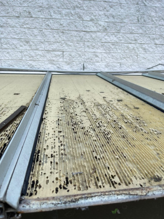 Old and damaged roof