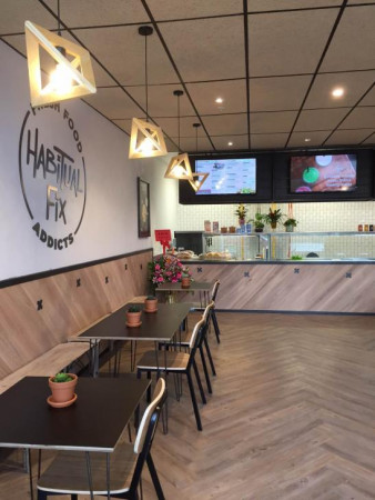 Vinyl Planks laid in Habitual Fix