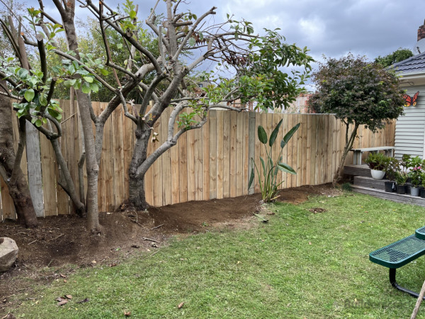 After/ Fence/ landscaping