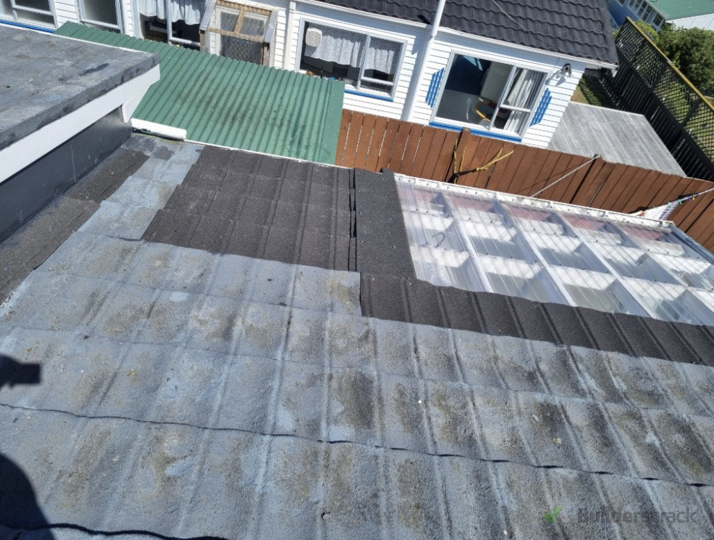 Decramastic tiles roof repair