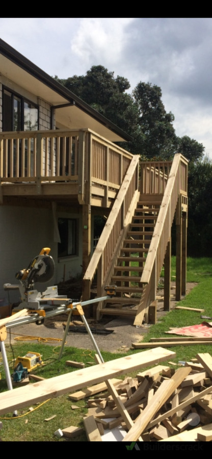 Deck and stairs