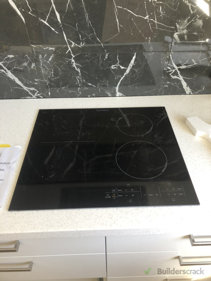 Hob installed