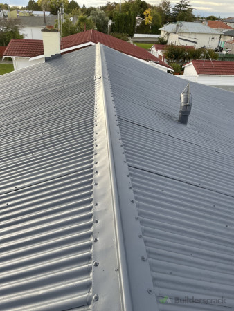 Loose nail heads replaced with roofing screws to extend the life of your roof