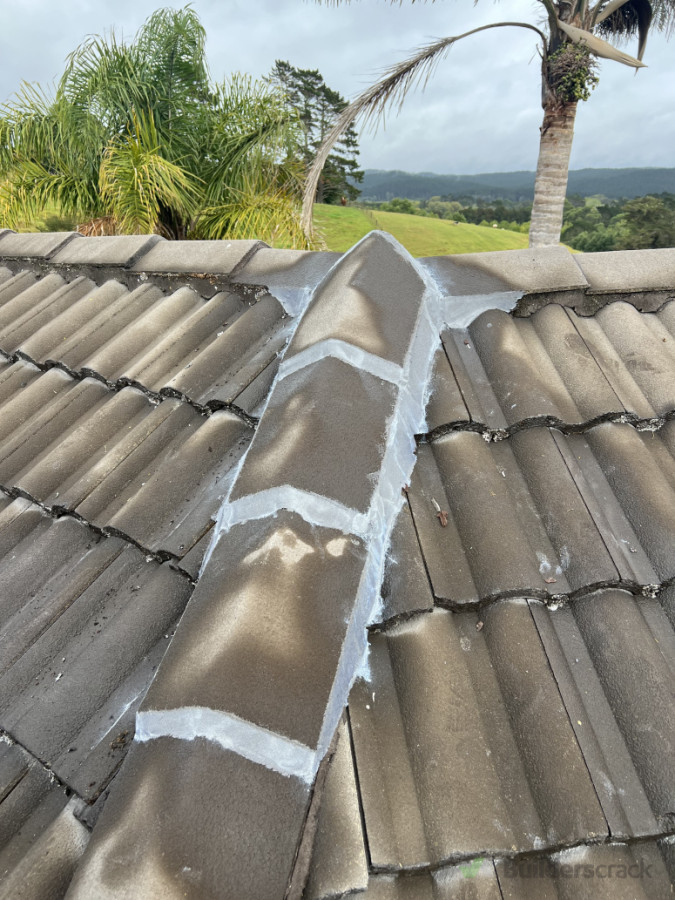 Ridge cap repair