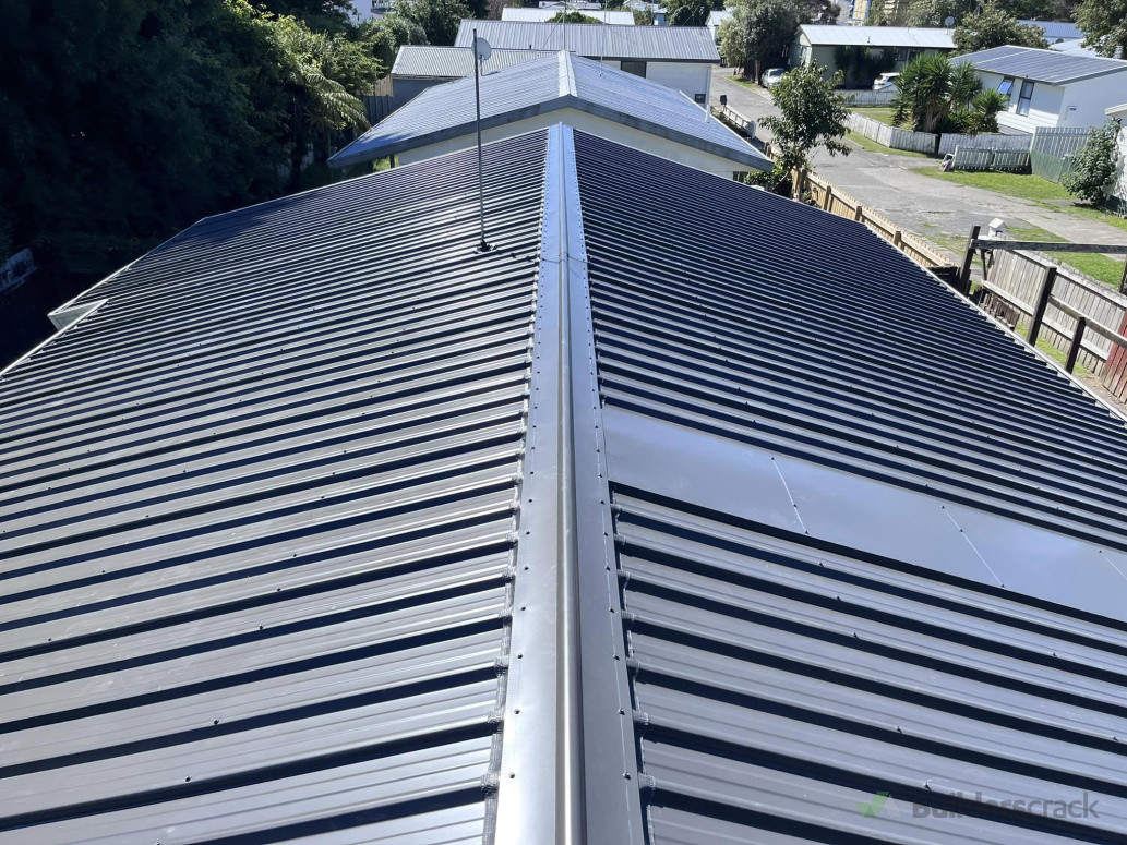Colour steel re-roof