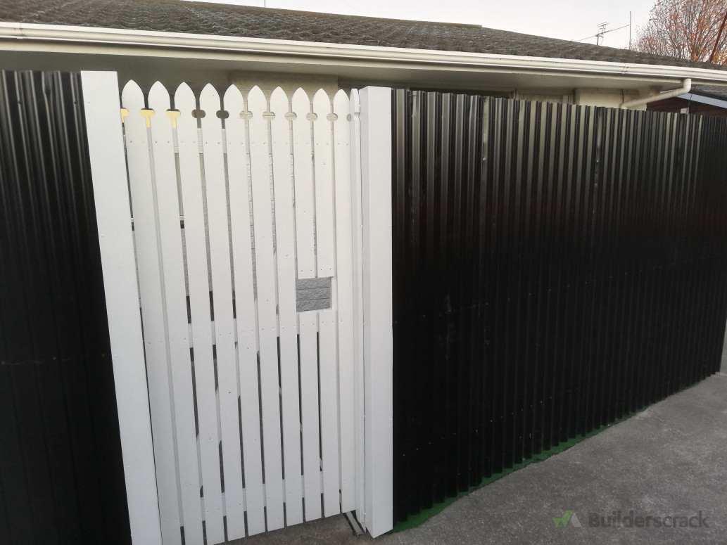 Gate assembled and fence installed