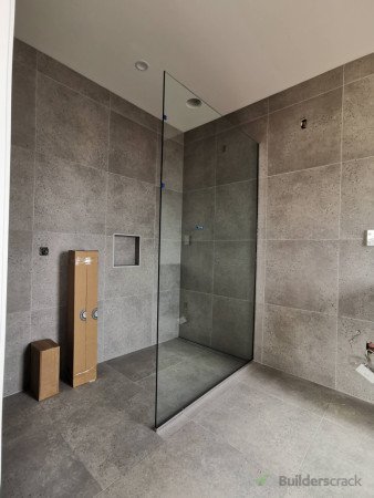 One Panel Glass Shower