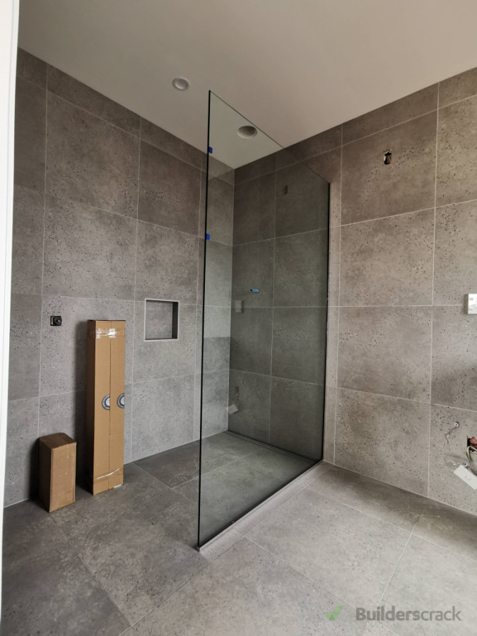 One Panel Glass Shower