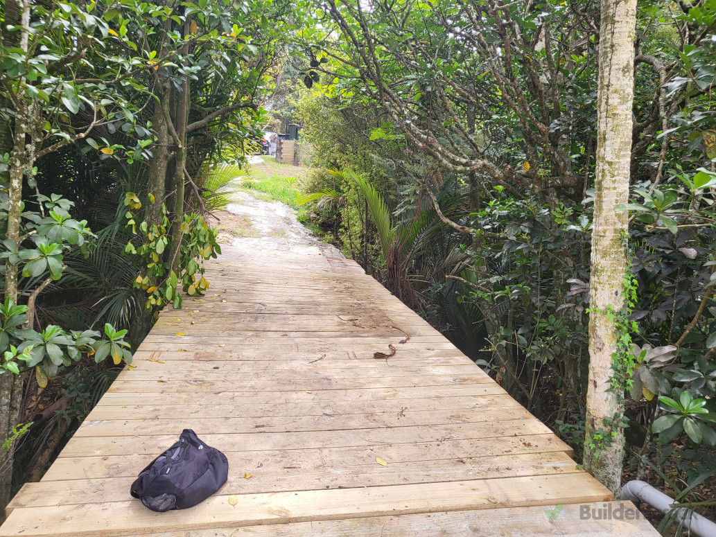 Pathway on the water canal