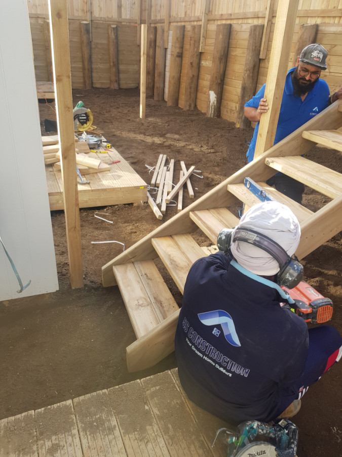 Made and fix stair case