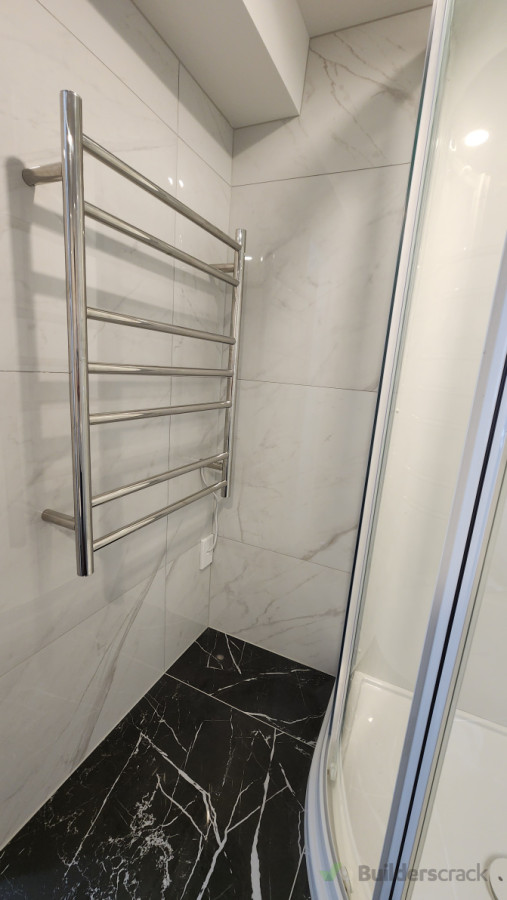 Heated towel rail install