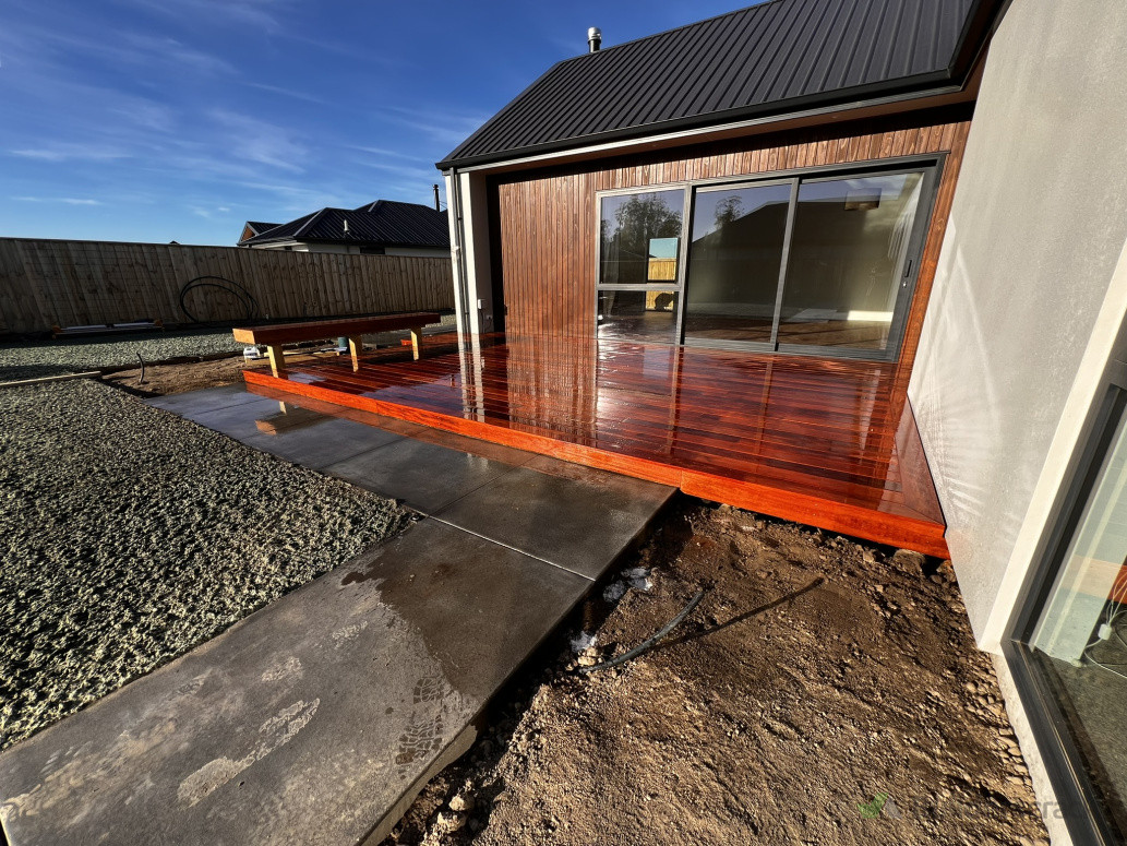 Decking Entertainment, Walkways, Hydroseed