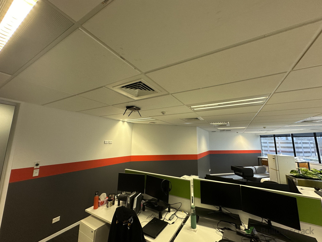 A recently completed project of crash management office on Ellerslie.we had to do 3 different color and was quite challenging  but we made it.