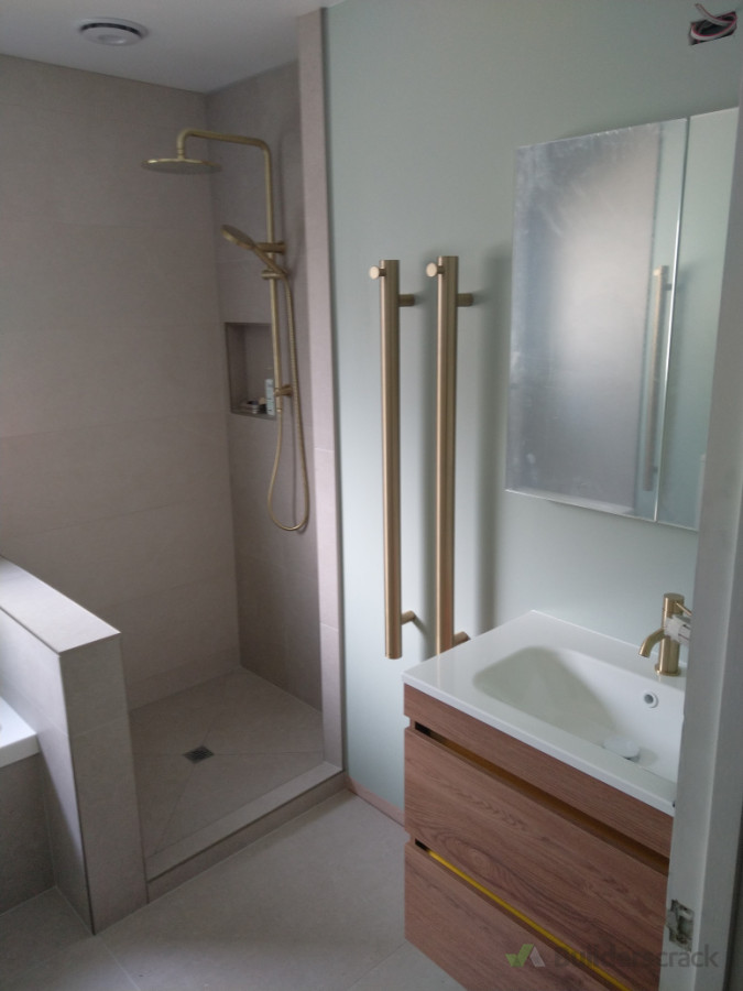 gold bathroom