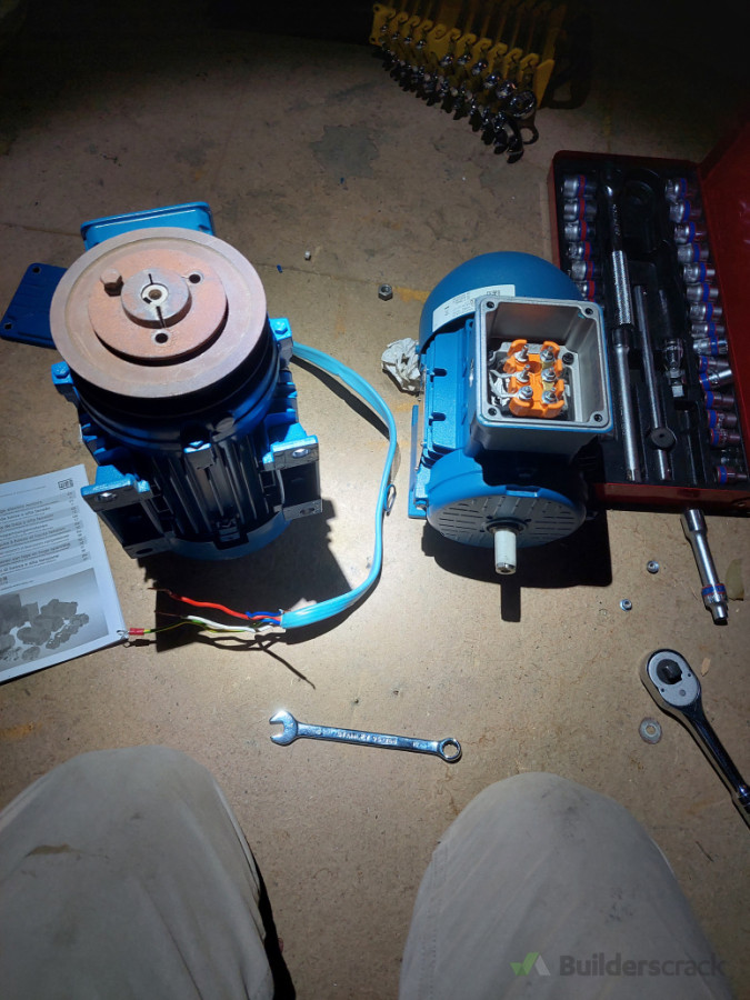 Replacing faulty motor