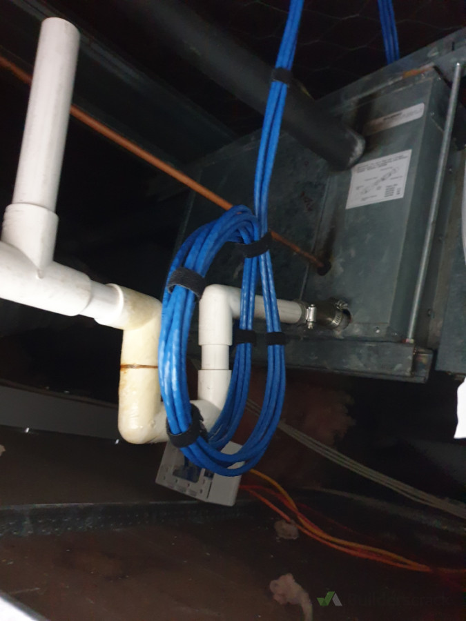 Ducted unit leaking water