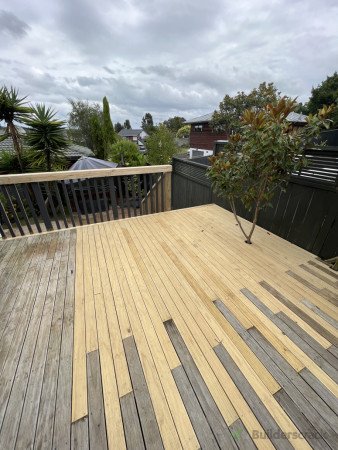 We go above and beyond by cutting into the existing deck to make it more of a seamless integration.