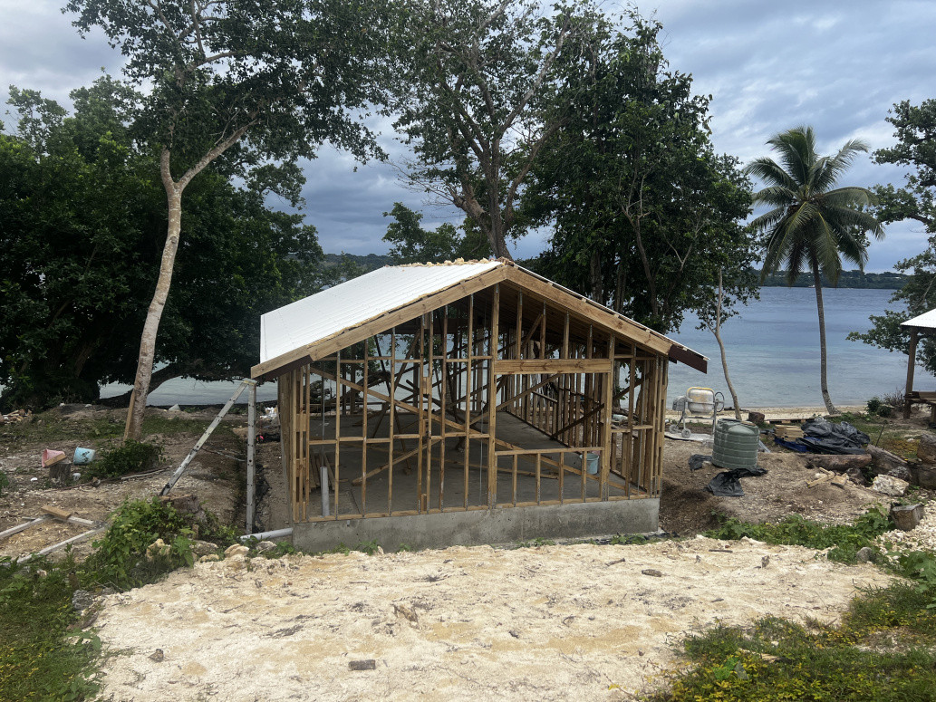 Corrugated iron roof for durability