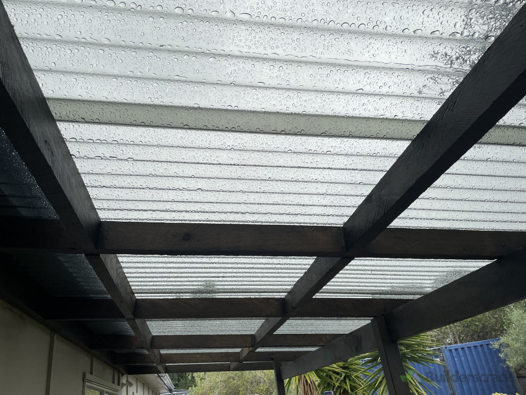 Polycarb Sheeting install complete