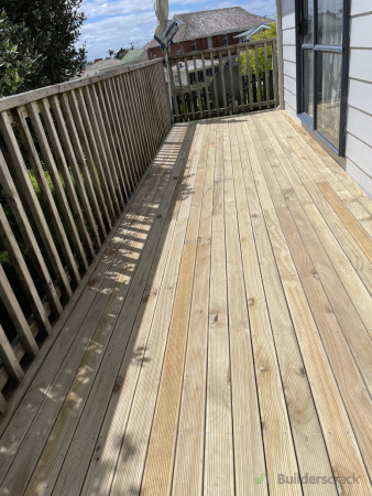 New decking installed