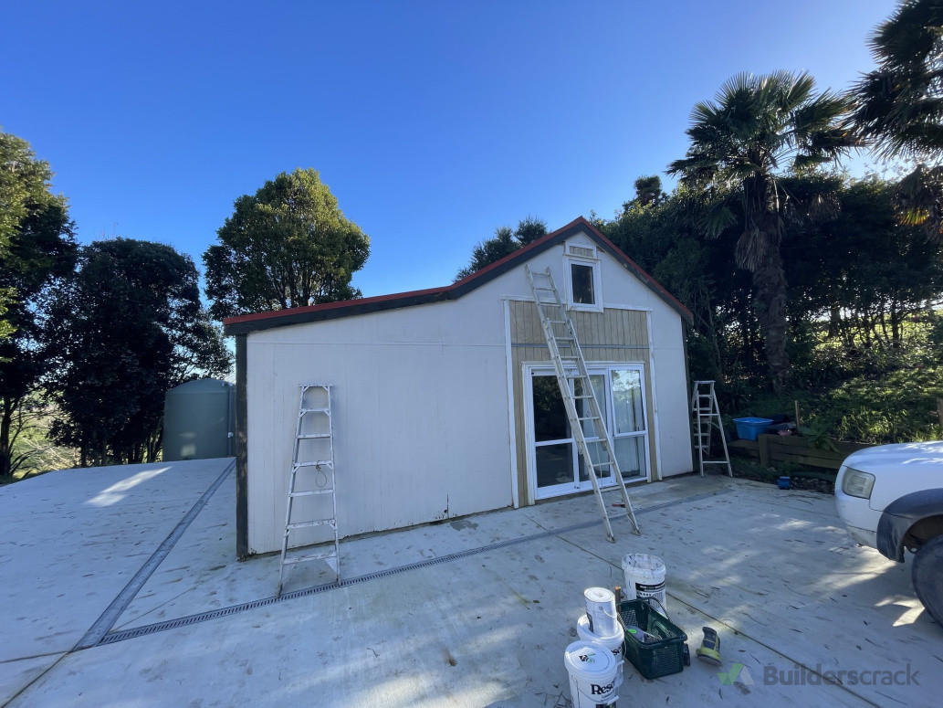 Exterior prep and paint - before