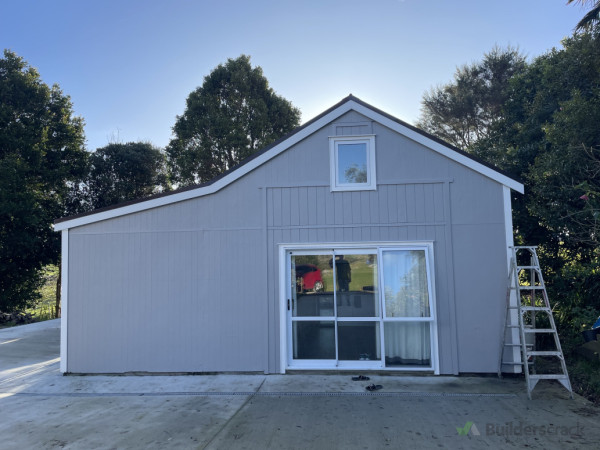 Exterior prep and paint completed