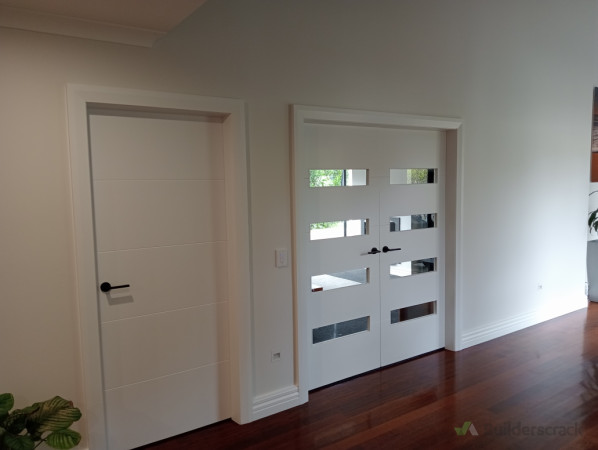 New doors and hardware