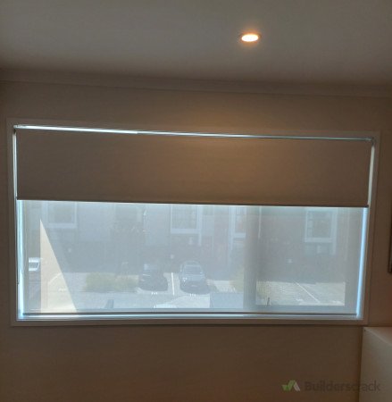 Double roller blinds blockout and sunscreen